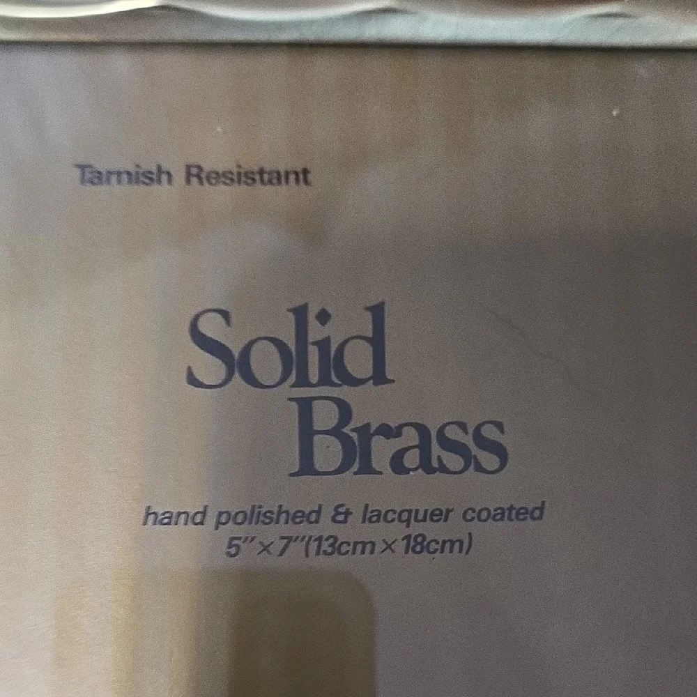 Solid Brass Photo Frame - Picture 3 of 7